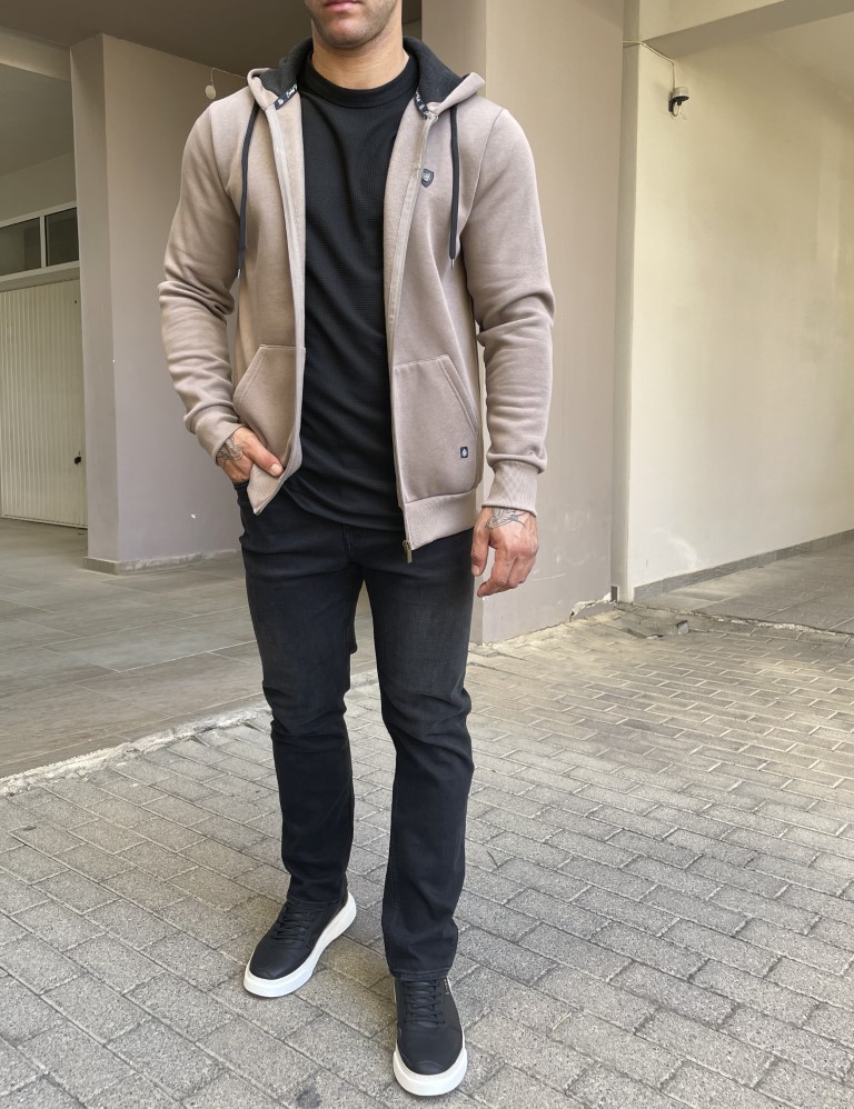 Everbest ανδρική Plus Size πούρο ζακέτα φούτερ 251010P φωτογραφία